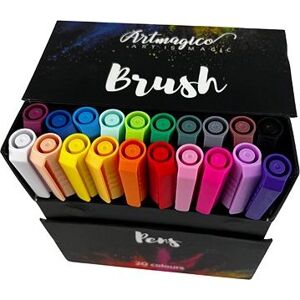 Artmagico Brush pens 20 ks základných farieb