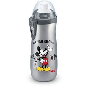 NUK fľaša Sports Cup, 450 ml – Mickey, sivá