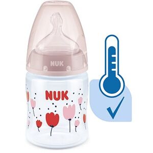 NUK FC+ fľaša s kontrolou teploty 150 ml ružová