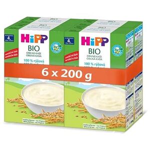 HiPP BIO Obilná kaša 100 % ryžová 6× 200 g