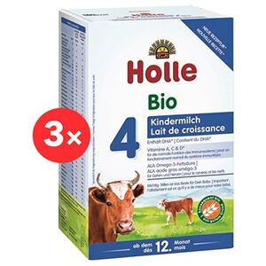 HOLLE BIO Detská mliečna výživa 4 pokračovacie 3× 600 g