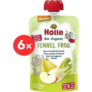 HOLLE Fennel Frog BIO pyré hruška jablko fenikel 6× 100 g