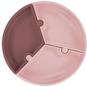 MINIKOIOI Puzzle silikónový s prísavkou – Pink/Rose