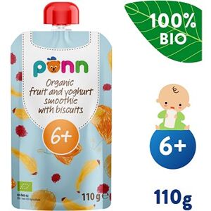 SALVEST Ponn BIO Ovocné smoothie s jogurtom a sušienkami (110 g)