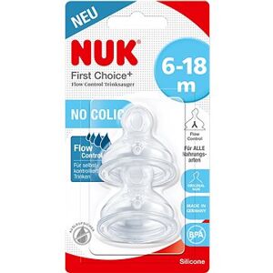 NUK FC+ cumlík FLOW Control 6 – 18 mes. 2 ks