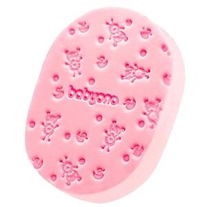 BabyOno jemná detská umývacia hubka, ružová