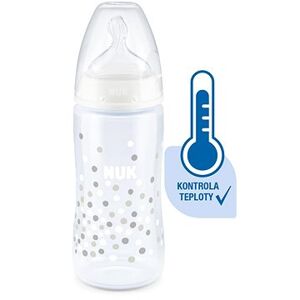 NUK FC+ Fľaša s kontrolou teploty 300 ml – biela