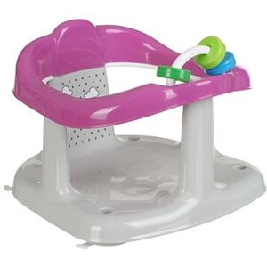 MALTEX dětské sedátko do vany s hračkou šedá/růžová