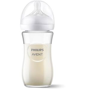 Philips AVENT Natural Response sklenená 240 ml, 1 m+