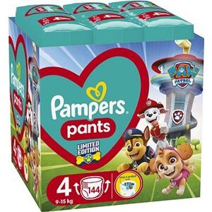PAMPERS Active Baby Pants Paw Patrol veľkosť 4 (144 ks)