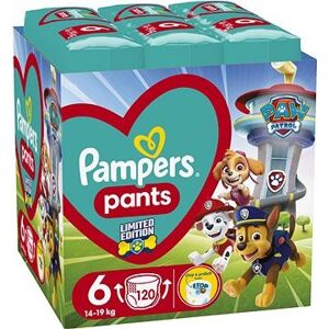PAMPERS Active Baby Pants Paw Patrol veľkosť 6 (120 ks)