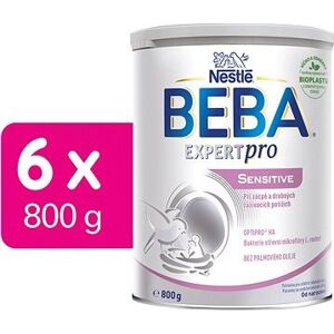 BEBA Sensitive mliečna výživa pri zažívacích problémoch 6× 800 g