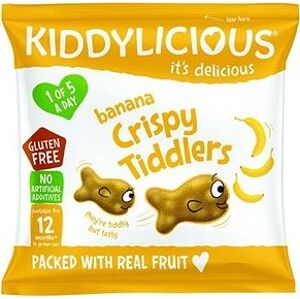 Kiddylicious rybičky chrumkavé banánové 12 g