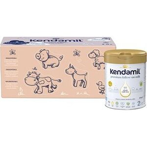 Kendamil Premium 2 HMO+, 2,4 kg (3× 800 g), kreatívny box s darčekom