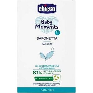 CHICCO Baby Moments mydlo na ruky s rastlinným glycerínom 100 g