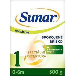 Sunar Sensitive 1 počiatočné dojčenské mlieko, 500 g