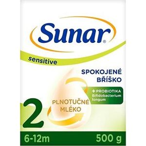 Sunar Sensitive 2 pokračovacie dojčenské mlieko, 500 g