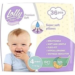 LOLLY BABY Premium soft veľkosť 4 (36 ks)