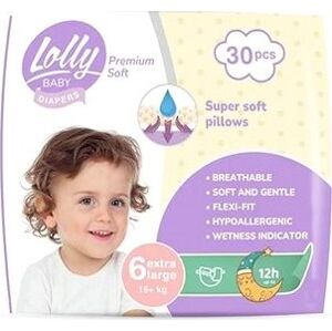 LOLLY BABY Premium soft veľkosť 6 (30 ks)