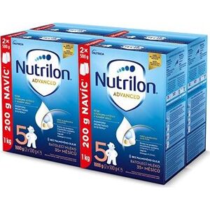 Nutrilon 5 Advanced dojčenské mlieko 4× 1 kg, 35+