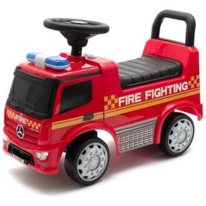 BABY MIX detské odrážadlo so zvukom Mercedes hasiči červené