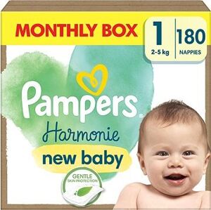 PAMPERS Harmonie Baby veľkosť 1 (180 ks)