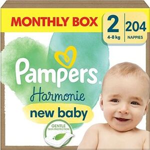 PAMPERS Harmonie Baby veľkosť 2 (204 ks)