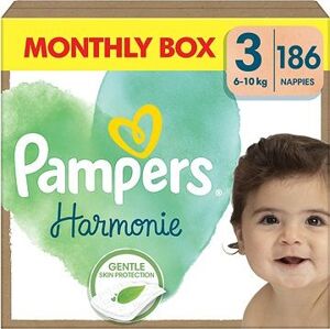 PAMPERS Harmonie Baby veľkosť 3 (186 ks)