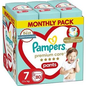 PAMPERS Premium Care Pants veľkosť 7 (80 ks)