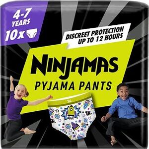 PAMPERS Ninjamas Pyjama Pants Kozmické lode 4 – 7 rokov (10 ks)