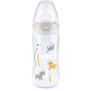 NUK FC+ fľaša s kontrolou teploty 300 ml, béžová