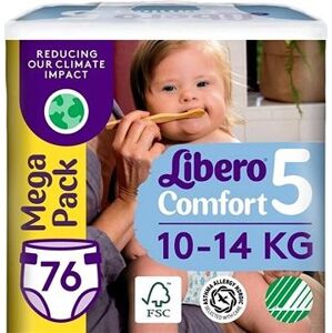 Libero Comfort 5 Mega Pack (76 ks) 10 – 14 kg