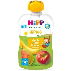 HiPP BIO 100 % ovocie Jablko-Hruška-Banán od uk. 4. mesiaca, 100 g