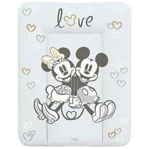 CEBA BABY prebaľovacia podložka mäkká na komodu 50 × 70 cm, Disney Minnie & Mickey Grey
