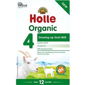 HOLLE Bio mliečna výživa pokračovacia na báze kozieho mlieka 4, 400 g