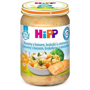HiPP Cestoviny s lososom, brokolicou a smotanou – 6× 250 g