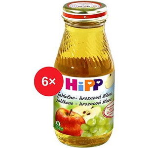 HiPP BIO Jablkovo-hroznová šťava – 6× 200 ml