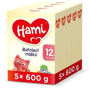 Hami 12+ batoľacie mlieko 5× 600 g
