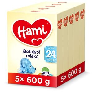 Hami 24+ batoľacie mlieko 5× 600 g