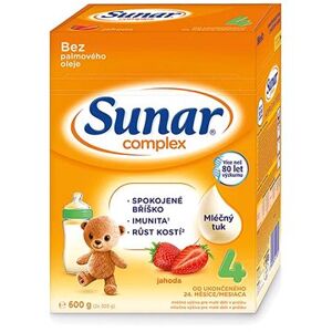 Sunar Complex 4 jahoda dojčenské mlieko, 600 g