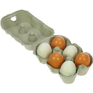 Drevené potraviny – Drevené vajíčka v krabičke