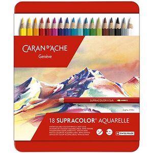 CARAN D'ACHE Supracolor Aquarelle 18 farieb