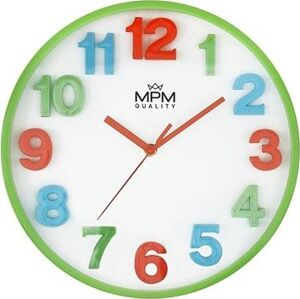 MPM - Nástenné plastové hodiny E01.4186.40