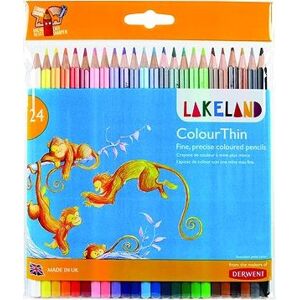 DERWENT Lakeland ColourThin, šesťhranné, 24 farieb