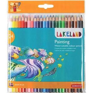 DERWENT Lakeland Painting, šesťhranné, 24 farieb