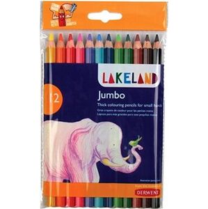 DERWENT Lakeland Jumbo Colouring, šesťhranné, 12 farieb