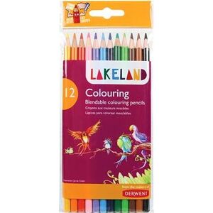 DERWENT Lakeland Colouring, okrúhle, 12 farieb