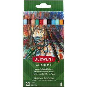 DERWENT Academy Markers Water-Soluble 20 farieb
