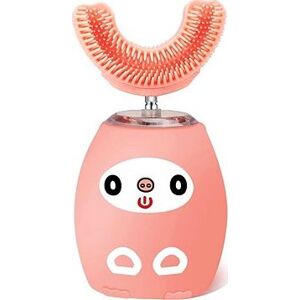 Leventi Detská vibračná elektrická zubná kefka, ružová