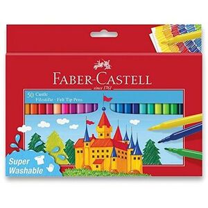 Faber-Castell Castle okrúhle, 50 farieb